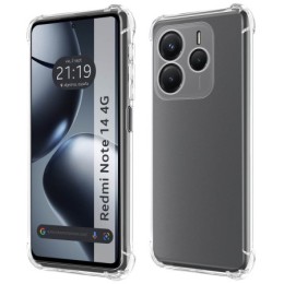 Funda Silicona Antigolpes Transparente para Xiaomi Redmi Note 14 4G
