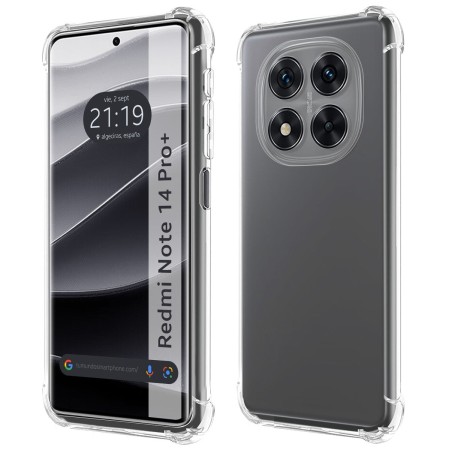 Funda Silicona Antigolpes Transparente para Xiaomi Redmi Note 14 Pro+ Plus 5G