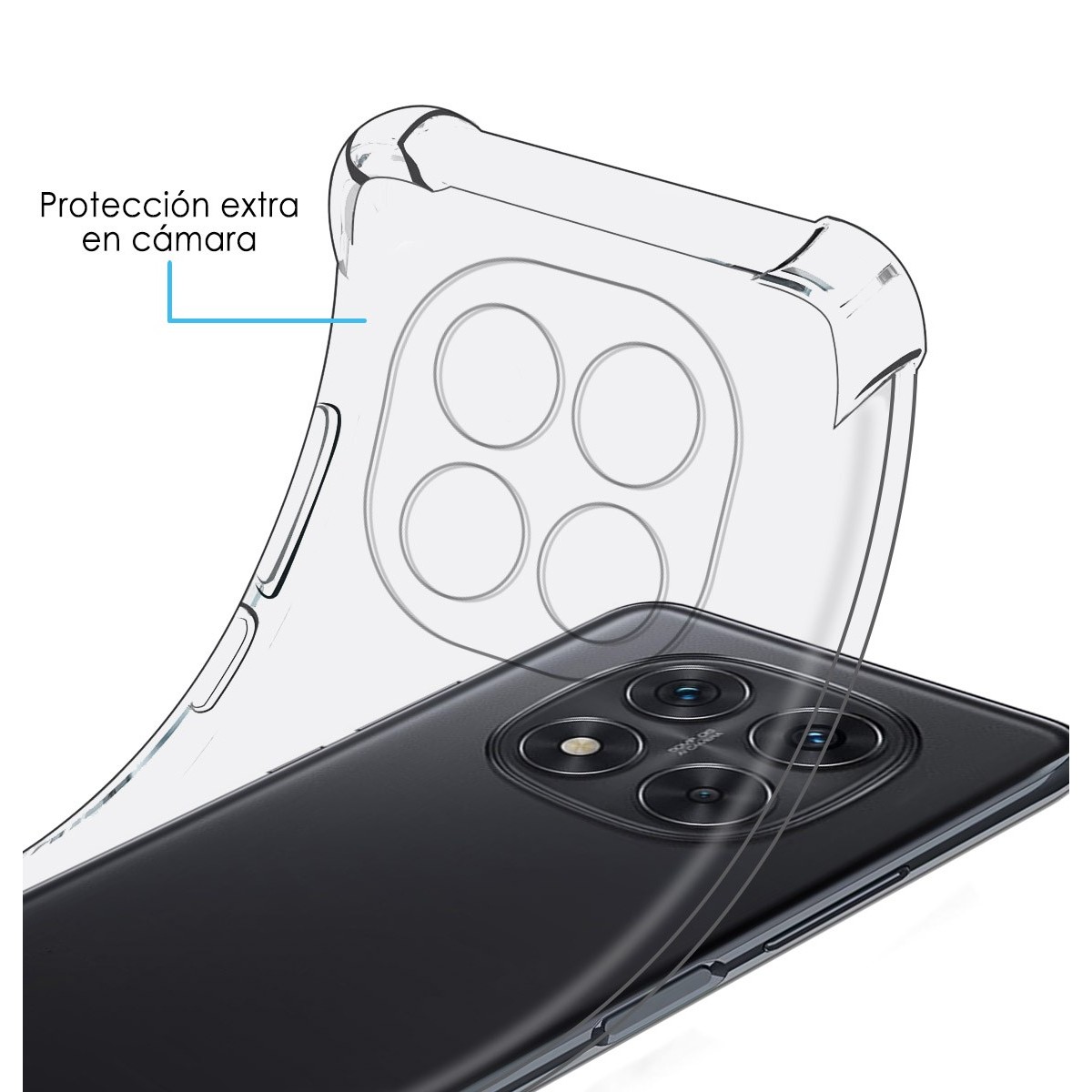 Funda Silicona Antigolpes Transparente para Xiaomi Redmi Note 14 Pro+ Plus 5G