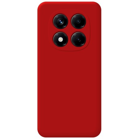 Funda Silicona Líquida Ultra Suave para Xiaomi Poco X7 5G color Roja