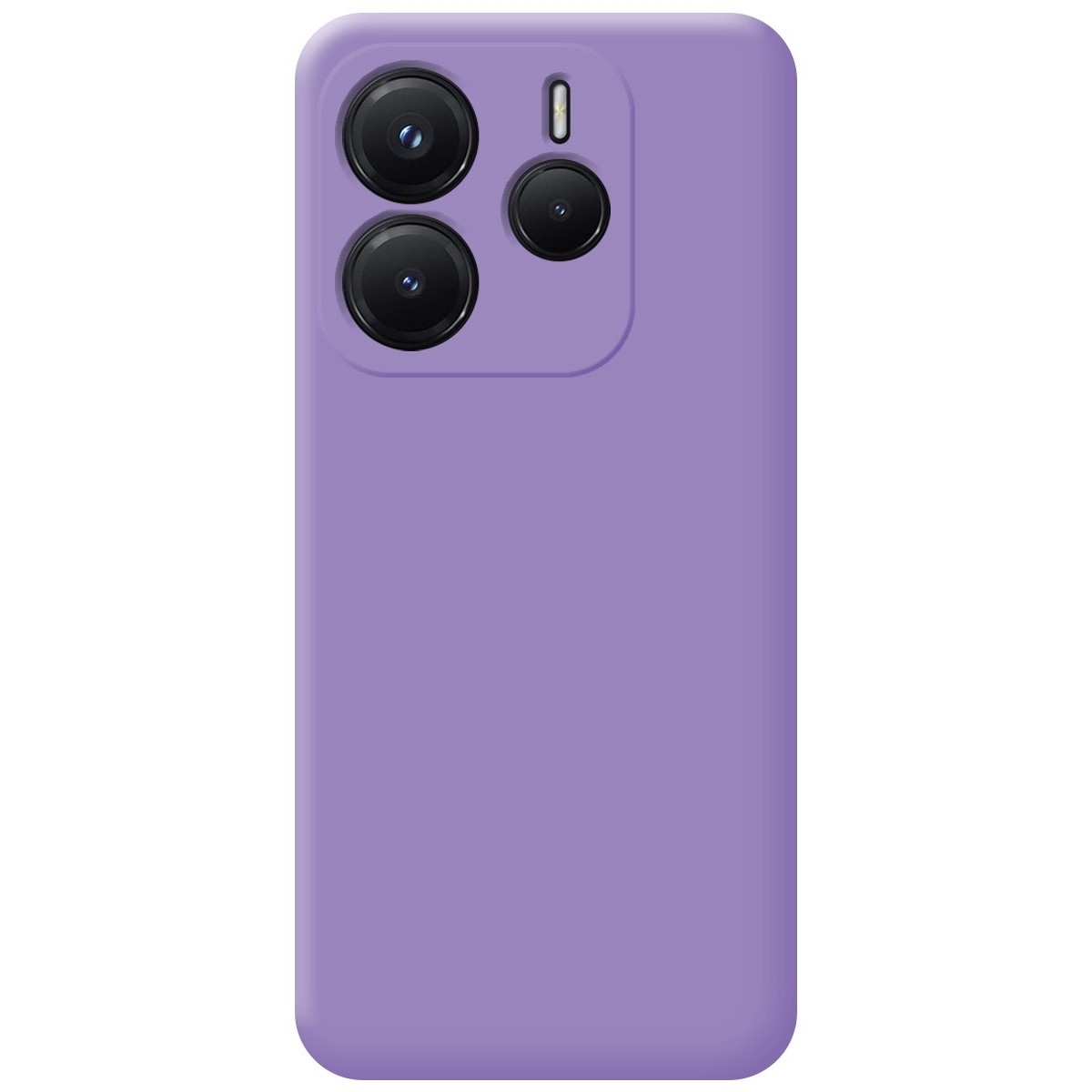 Funda Silicona Líquida Ultra Suave para Xiaomi Redmi Note 14 5G color Morado