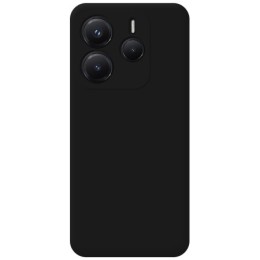 Funda Silicona Líquida Ultra Suave para Xiaomi Redmi Note 14 5G color Negra 2