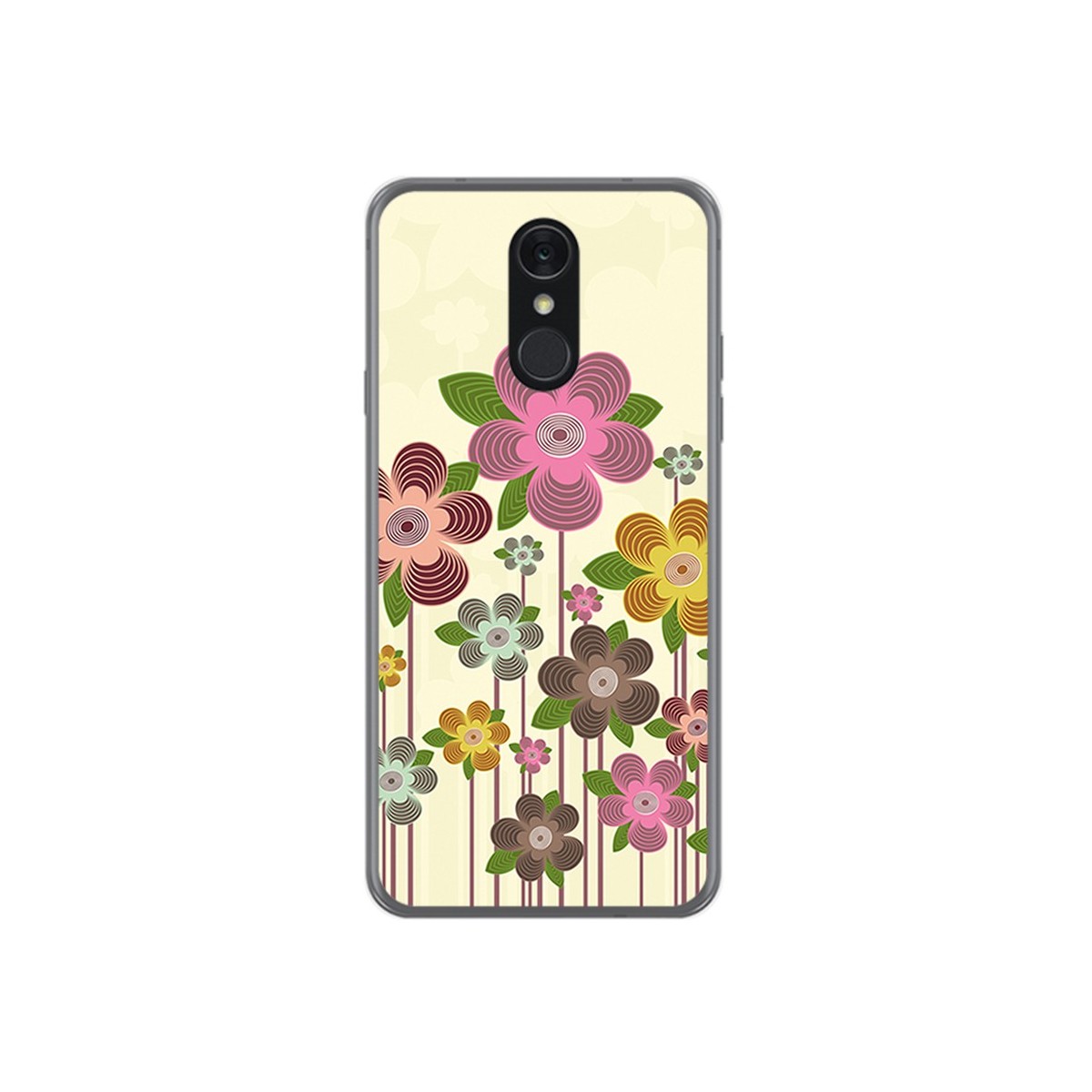 Funda Gel Tpu para Lg Q7 Diseño Primavera En Flor Dibujos