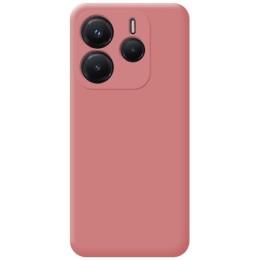 Funda Silicona Líquida Ultra Suave para Xiaomi Redmi Note 14 5G color Rosa 2