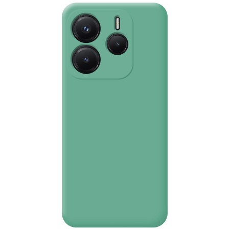 Funda Silicona Líquida Ultra Suave para Xiaomi Redmi Note 14 5G color Verde