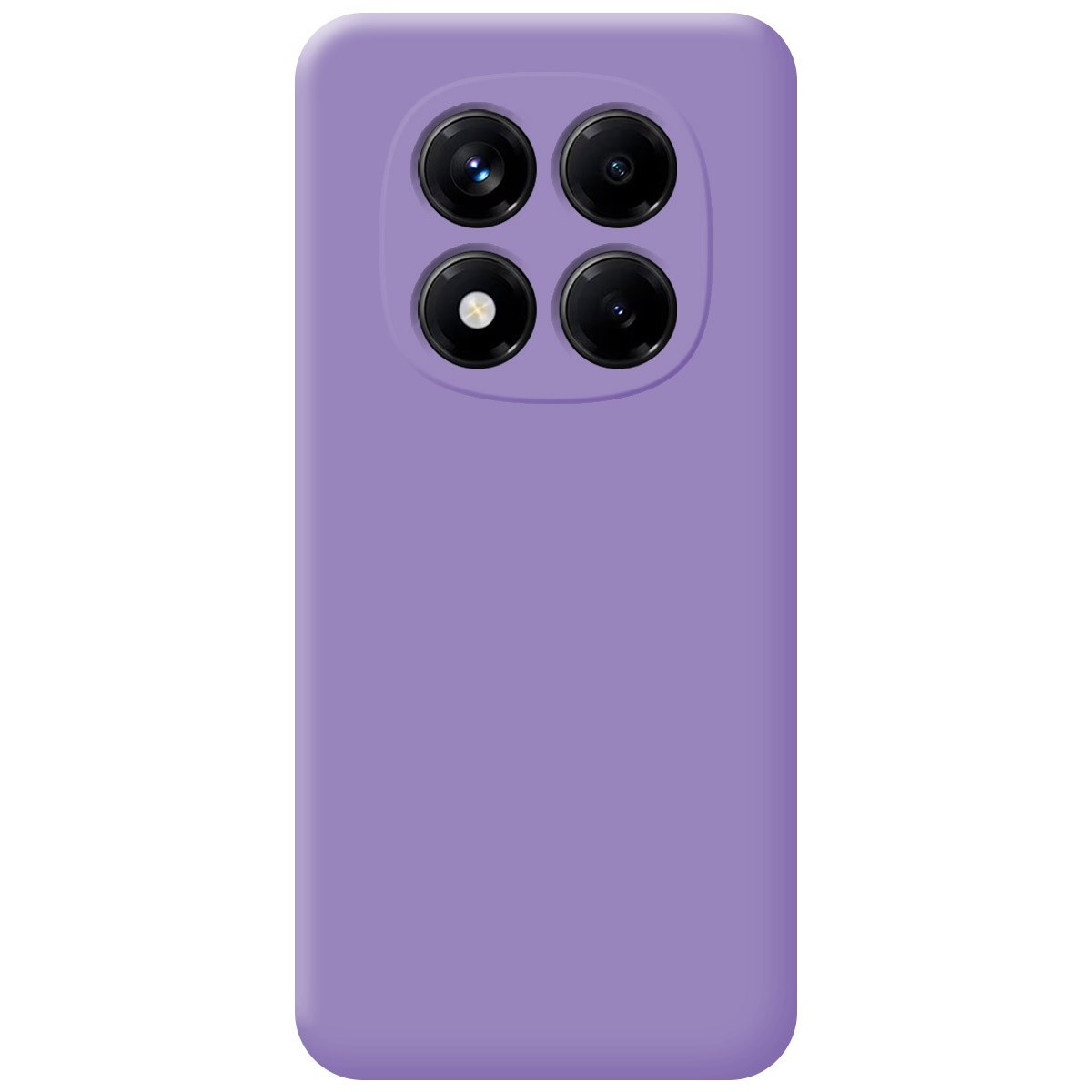 Funda Silicona Líquida Ultra Suave para Xiaomi Redmi Note 14 Pro 5G color Morado