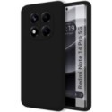 Funda Silicona Líquida Ultra Suave para Xiaomi Redmi Note 14 Pro 5G color Negra