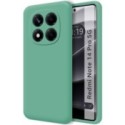 Funda Silicona Líquida Ultra Suave para Xiaomi Redmi Note 14 Pro 5G color Verde