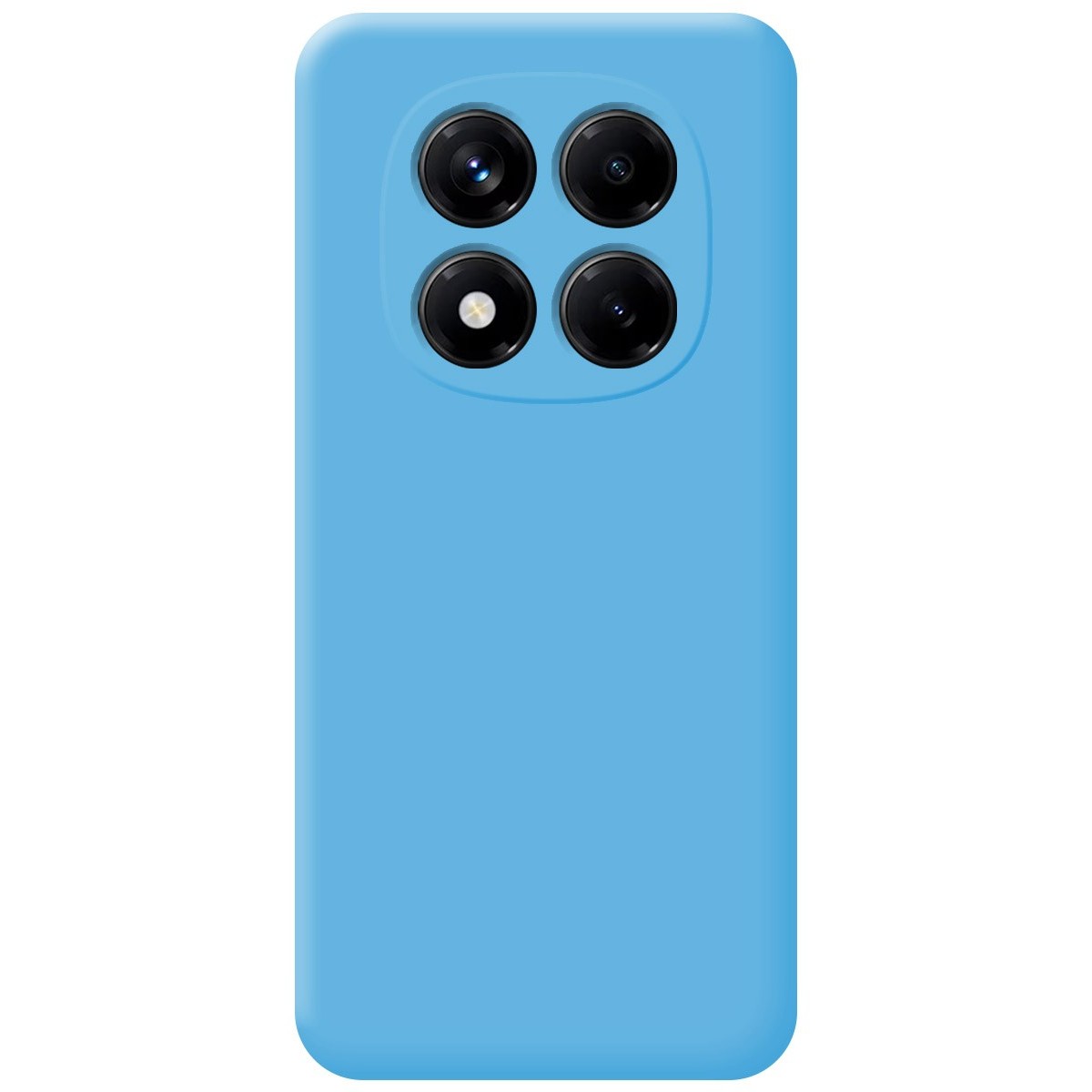 Funda Silicona Líquida Ultra Suave para Xiaomi Redmi Note 14 Pro+ Plus 5G color Azul