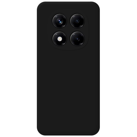 Funda Silicona Líquida Ultra Suave para Xiaomi Redmi Note 14 Pro+ Plus 5G color Negra