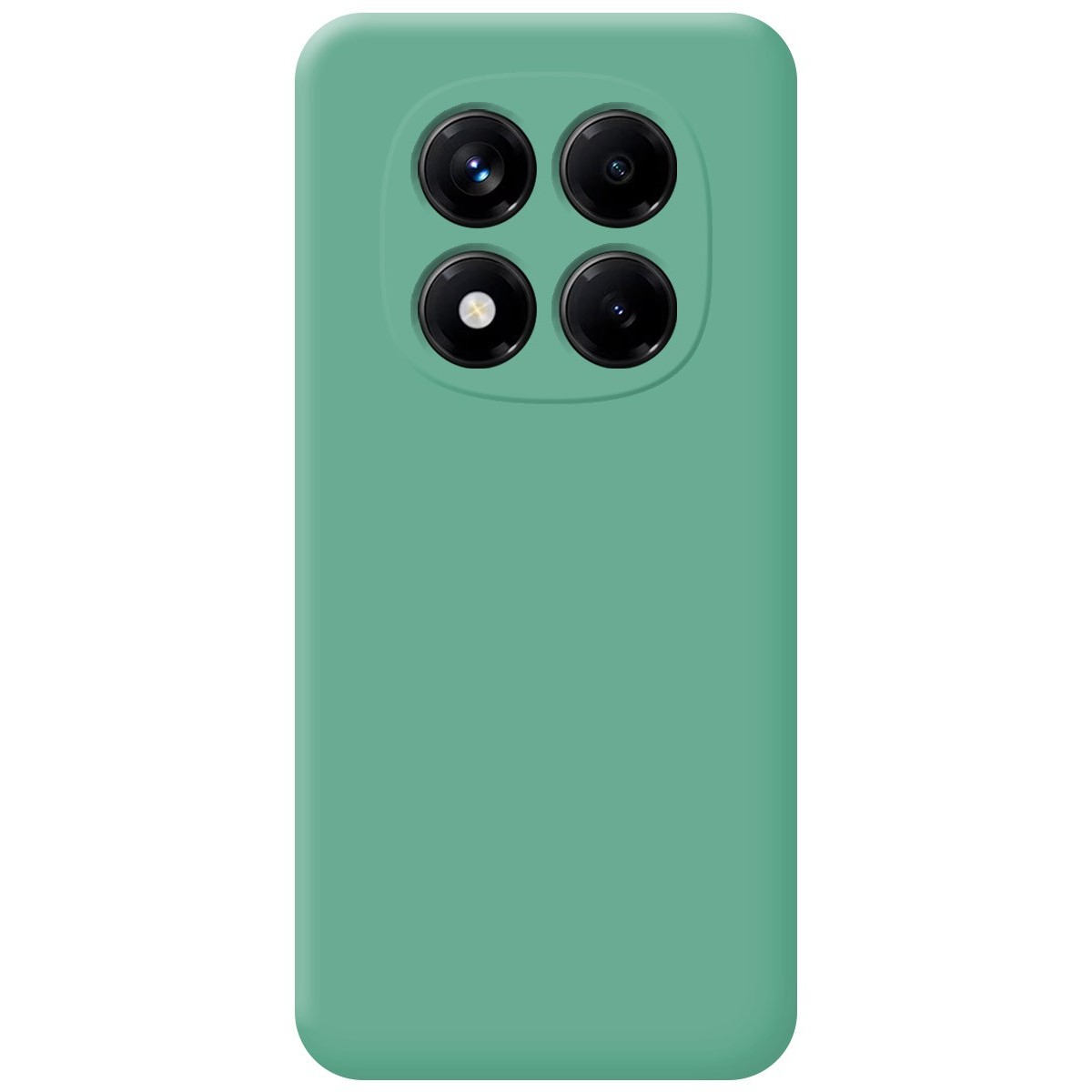 Funda Silicona Líquida Ultra Suave para Xiaomi Redmi Note 14 Pro+ Plus 5G color Verde