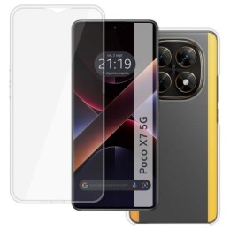 Funda Doble Transparente Pc + Tpu Full Body 360 para Xiaomi Poco X7 5G 2