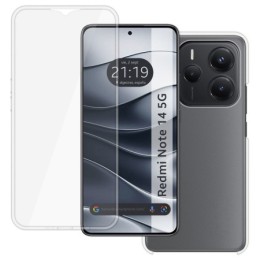 Funda Doble Transparente Pc + Tpu Full Body 360 para Xiaomi Redmi Note 14 5G 2