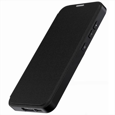 Funda Híbrida con Tapa Magnética para Iphone 15 Pro (6.1) color Negra