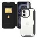 Funda Híbrida con Tapa Magnética para Iphone 16 Plus (6.7) color Negra