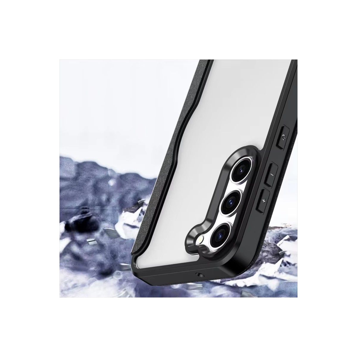 Funda Híbrida con Tapa Magnética para Iphone 16 Pro Max (6.9) color Negra