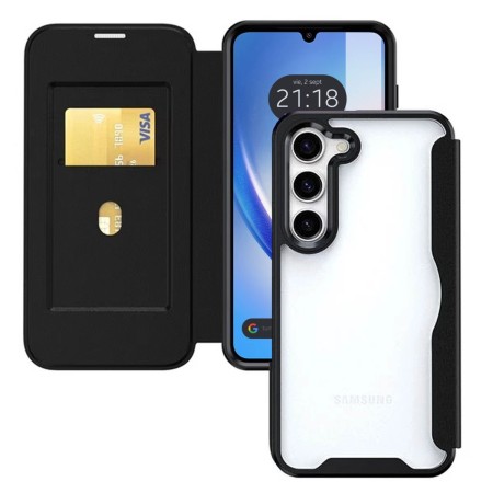 Funda Híbrida con Tapa Magnética para Samsung Galaxy A35 5G color Negra