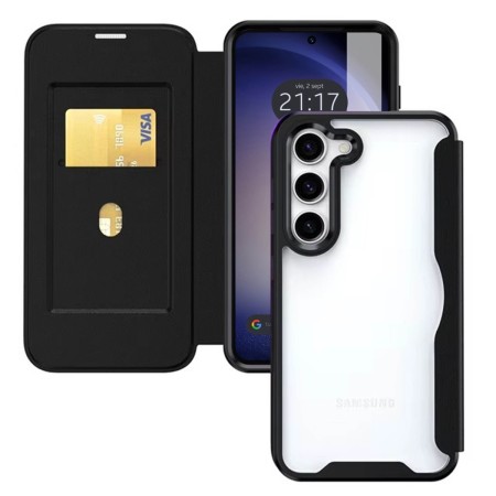 Funda Híbrida con Tapa Magnética para Samsung Galaxy S24+ Plus 5G color Negra
