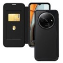 Funda Híbrida con Tapa Magnética para Xiaomi Redmi A3 color Negra