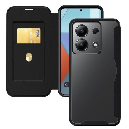 Funda Híbrida con Tapa Magnética para Xiaomi Redmi Note 13 4G color Negra