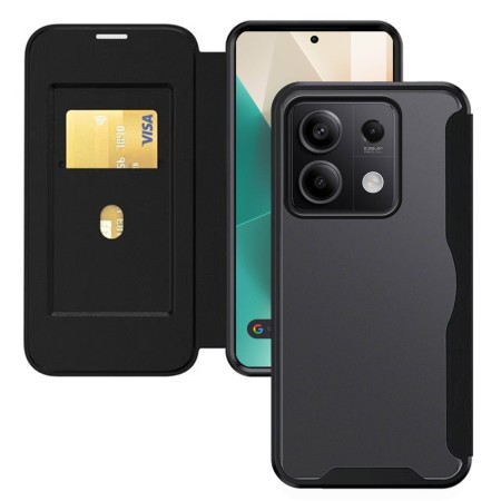 Funda Híbrida con Tapa Magnética para Xiaomi Redmi Note 13 5G color Negra