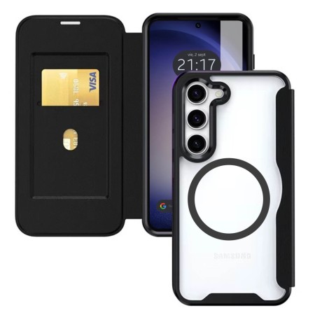 Funda Magnética Híbrida con Tapa para Samsung Galaxy S24+ Plus 5G color Negra