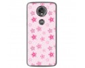 Funda Gel Tpu para Motorola Moto E5 Plus Diseño Flores Dibujos