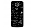 Funda Gel Tpu para Motorola Moto E5 Plus Diseño Formulas Dibujos
