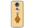 Funda Gel Tpu para Motorola Moto E5 Plus Diseño Jirafa Dibujos