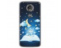 Funda Gel Tpu para Motorola Moto E5 Plus Diseño Libro Cuentos Dibujos