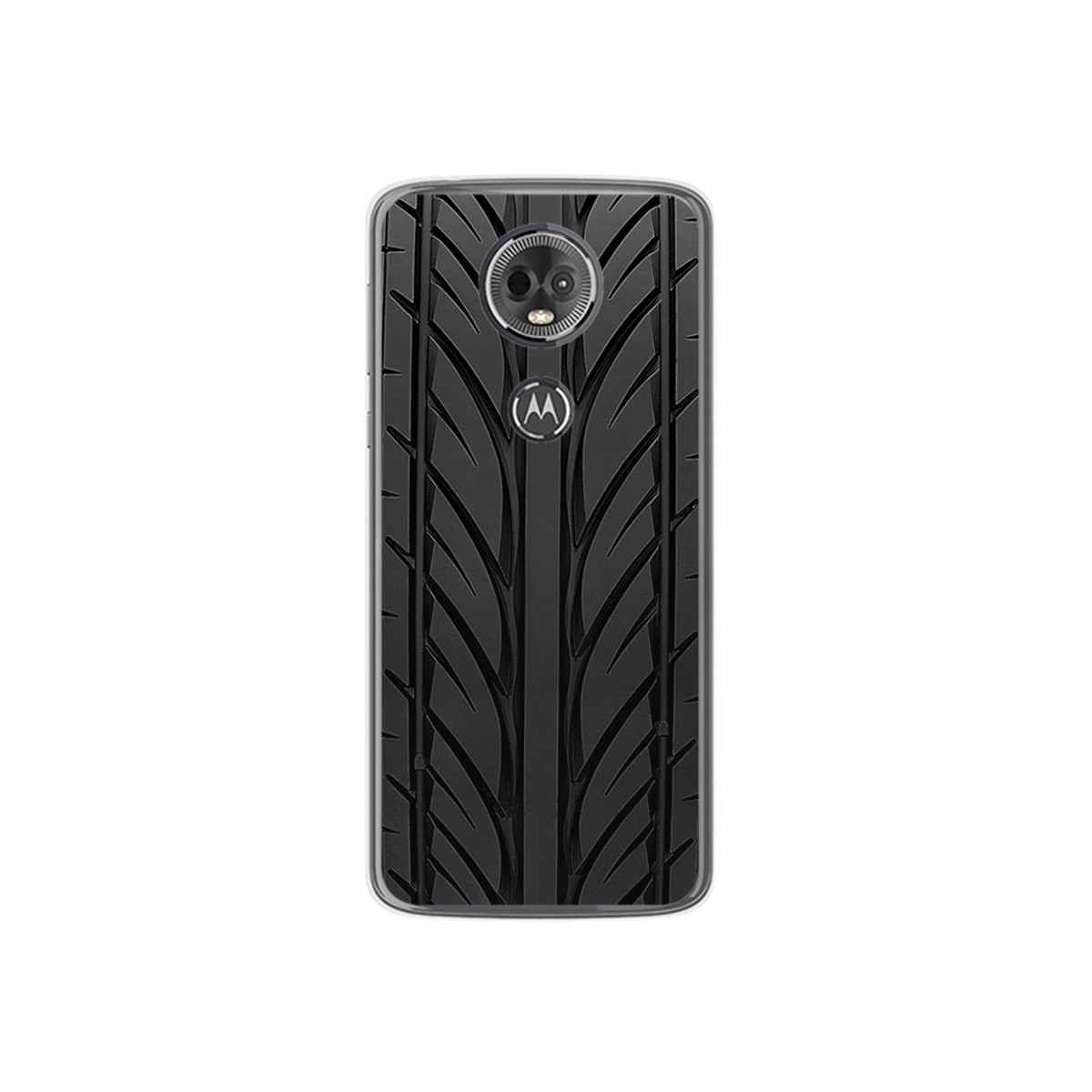Funda Gel Tpu para Motorola Moto E5 Plus Diseño Neumatico Dibujos