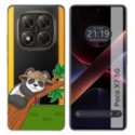 Funda Silicona Transparente para Xiaomi Poco X7 5G diseño Panda Dibujos