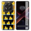 Funda Silicona Transparente para Xiaomi Poco X7 5G diseño Pato Dibujos