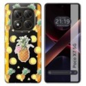 Funda Silicona Transparente para Xiaomi Poco X7 5G diseño Piña Dibujos