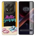 Funda Silicona Transparente para Xiaomi Poco X7 5G diseño Summer Dibujos