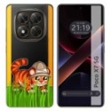 Funda Silicona Transparente para Xiaomi Poco X7 5G diseño Tigre Dibujos