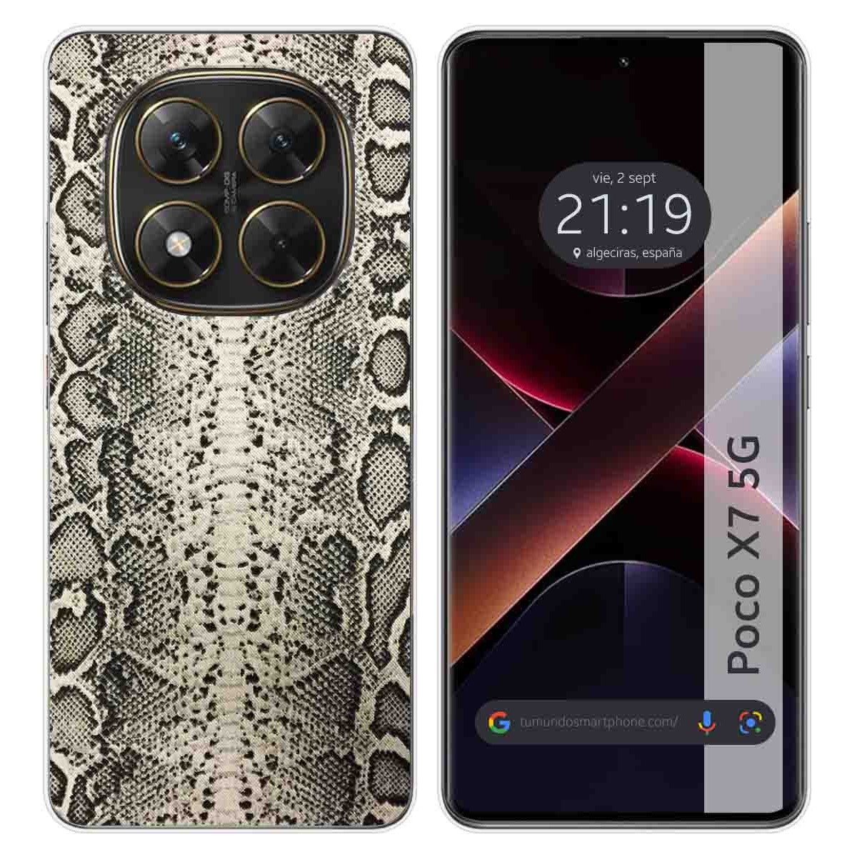 Funda Silicona para Xiaomi Poco X7 5G diseño Animal 01 Dibujos