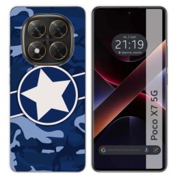 Funda Silicona para Xiaomi Poco X7 5G diseño Camuflaje 03 Dibujos