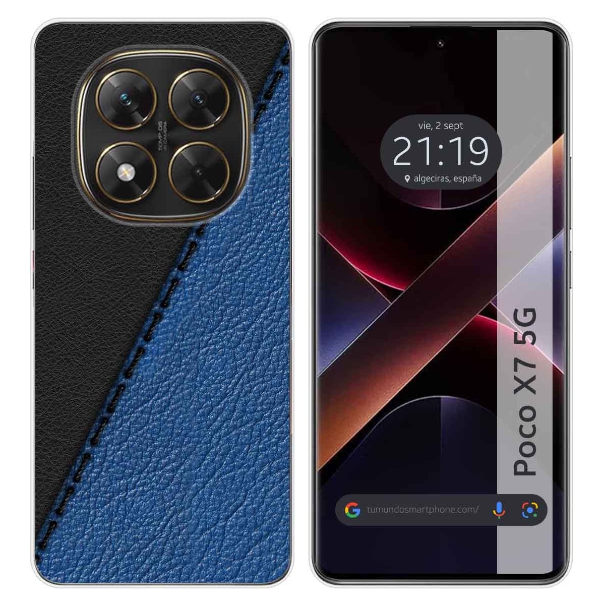 Funda Silicona para Xiaomi Poco X7 5G diseño Cuero 02 Dibujos