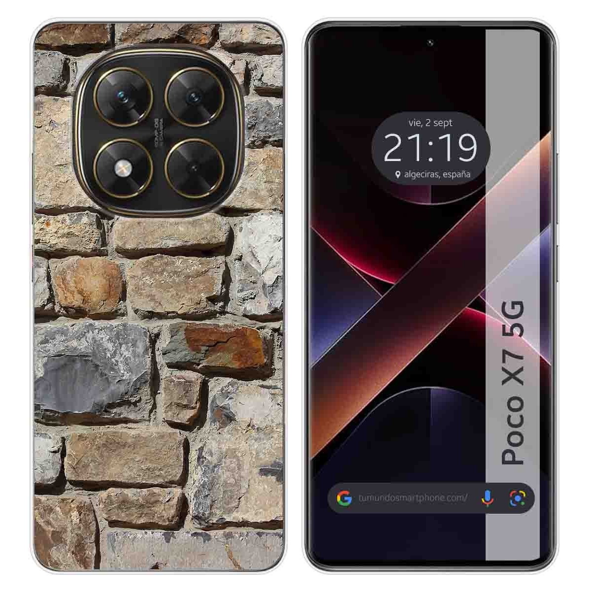 Funda Silicona para Xiaomi Poco X7 5G diseño Ladrillo 03 Dibujos