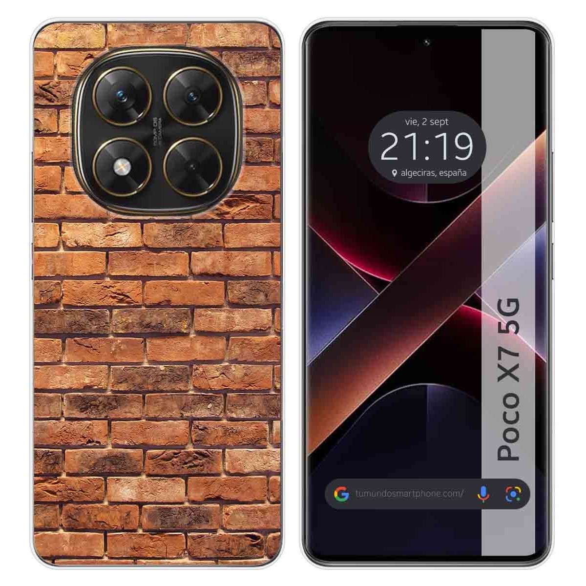 Funda Silicona para Xiaomi Poco X7 5G diseño Ladrillo 04 Dibujos