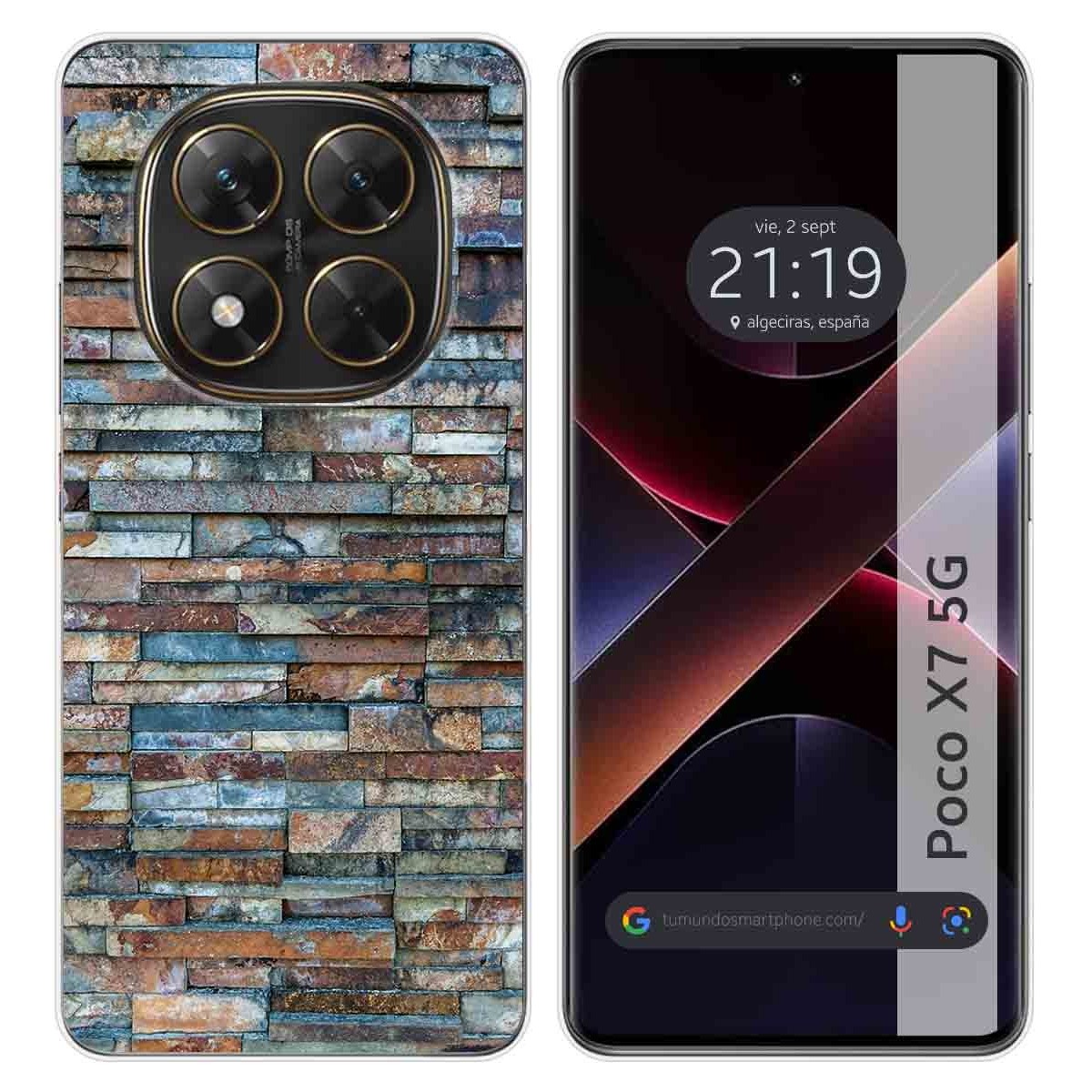 Funda Silicona para Xiaomi Poco X7 5G diseño Ladrillo 05 Dibujos