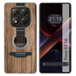 Funda Silicona para Xiaomi Poco X7 5G diseño Madera 11 Dibujos
