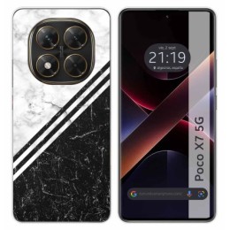 Funda Silicona para Xiaomi Poco X7 5G diseño Mármol 01 Dibujos