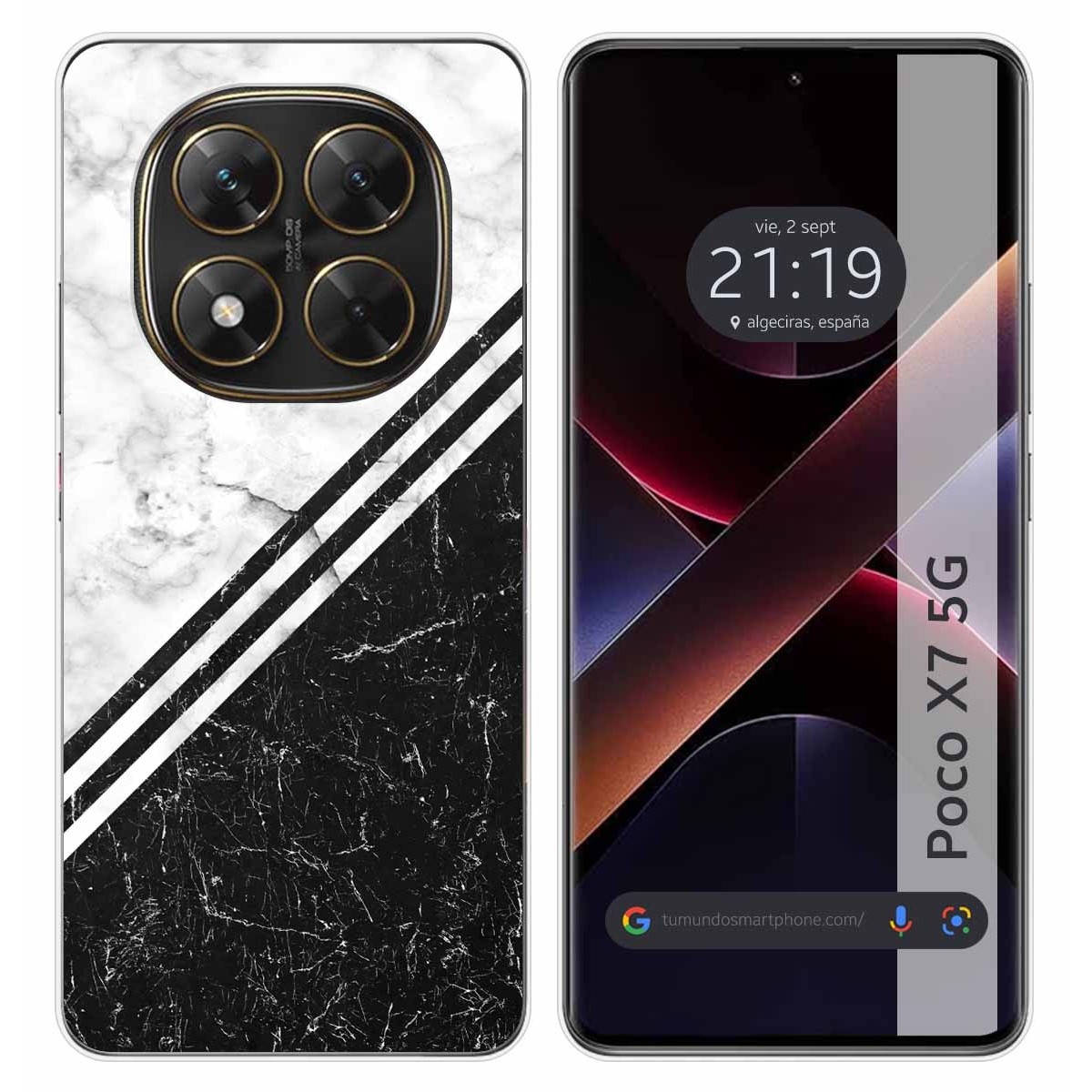 Funda Silicona para Xiaomi Poco X7 5G diseño Mármol 01 Dibujos