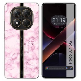 Funda Silicona para Xiaomi Poco X7 5G diseño Mármol 04 Dibujos