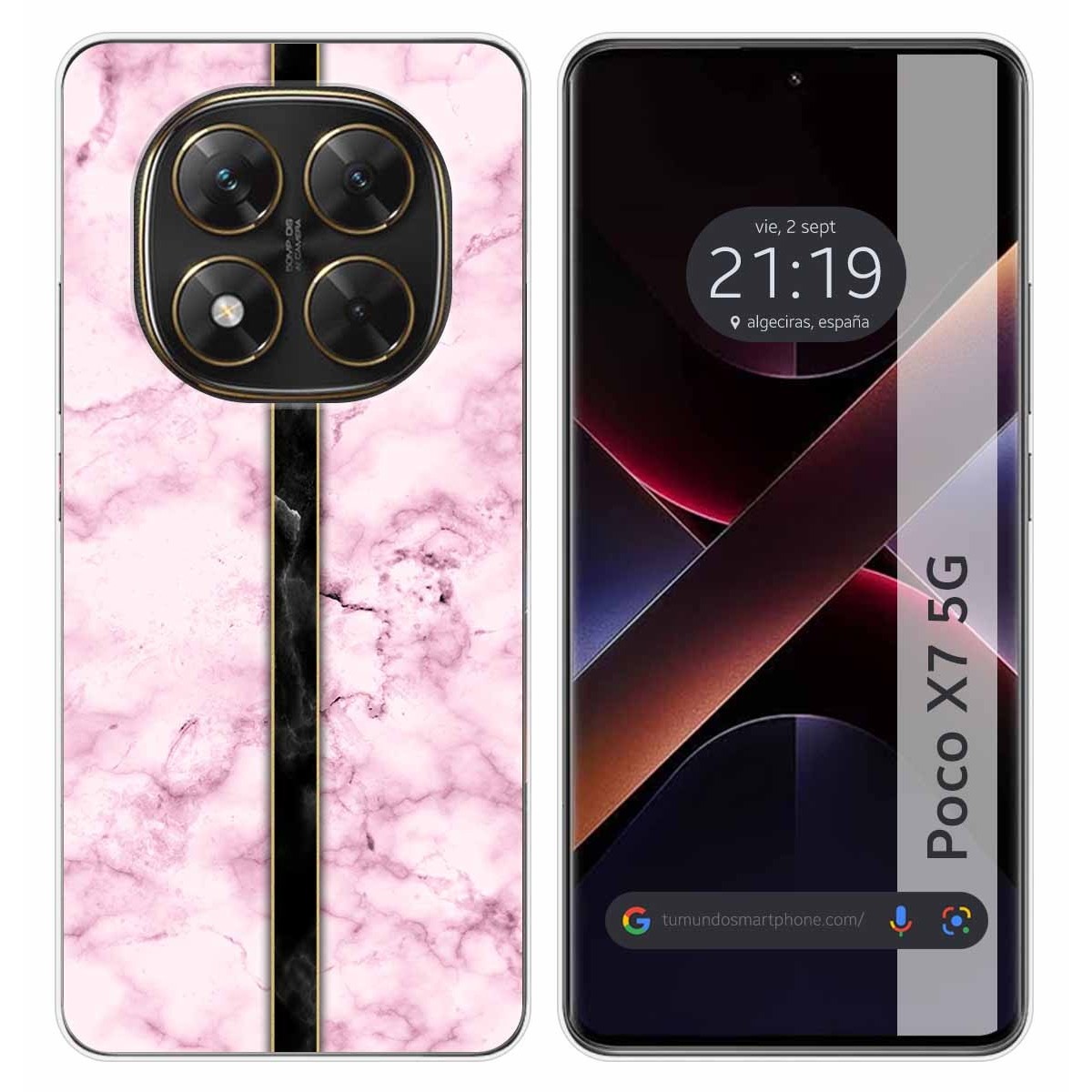 Funda Silicona para Xiaomi Poco X7 5G diseño Mármol 04 Dibujos