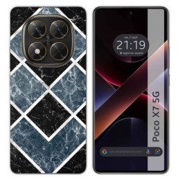 Funda Silicona para Xiaomi Poco X7 5G diseño Mármol 06 Dibujos