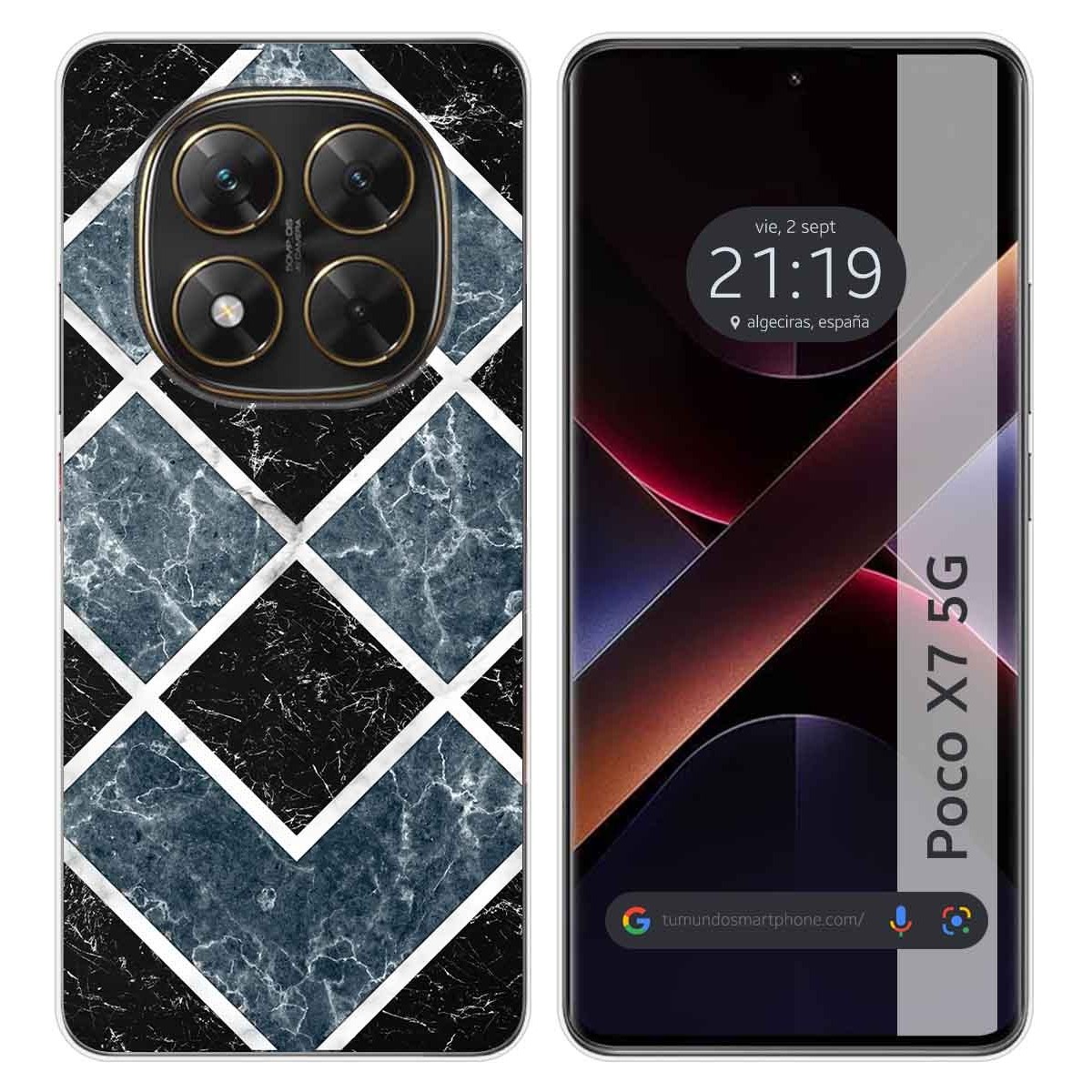 Funda Silicona para Xiaomi Poco X7 5G diseño Mármol 06 Dibujos