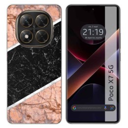 Funda Silicona para Xiaomi Poco X7 5G diseño Mármol 07 Dibujos